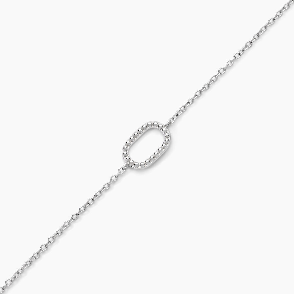 Bracelet Clem Argent Blanc - Bracelets chaînes Femme | Marc Orian