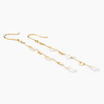 Boucles D'Oreilles Pendantes Epurea Or Jaune Nacre - Boucles d'oreilles pampille Femme | Marc Orian