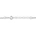 Bracelet Tounes Argent Blanc - Bracelets chaînes Femme | Marc Orian