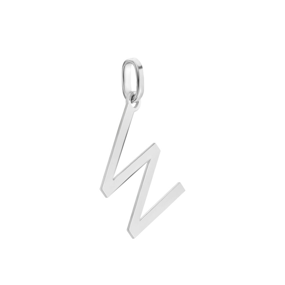 Pendentif Ionia Lettre Or Blanc - Pendentifs Famille | Marc Orian