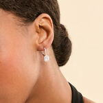 Boucles D'oreilles Pendantes Rio Argent Blanc Oxyde De Zirconium - Pendantes Femme | Marc Orian