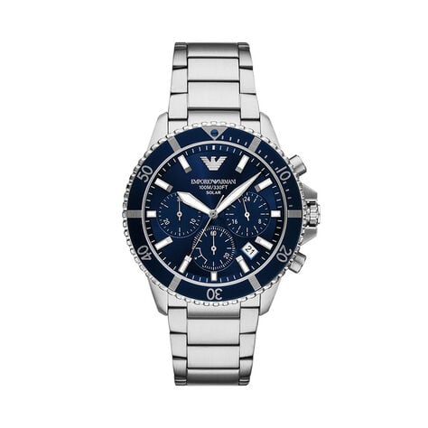 Montre Emporio Armani World Explorer Bleu - Montres &eacute;tanches Homme | Marc Orian