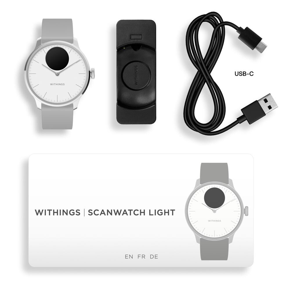 Montre Connect&eacute;e Withings Scanwatch Light - Montres connect&eacute;es Femme | Marc Orian
