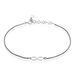Bracelet Korina Argent Blanc - Bracelets chaînes Femme | Marc Orian