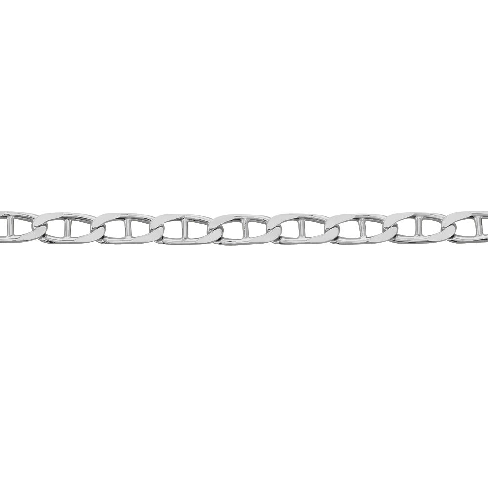 Bracelet Piato Argent Blanc - Bracelets mailles Femme | Marc Orian
