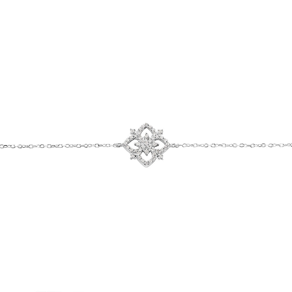 Bracelet Vasya Or Blanc Diamant - Bracelets chaînes Femme | Marc Orian