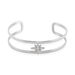 Bracelet Jonc Melyane Acier Blanc Strass - Bracelets joncs Femme | Marc Orian