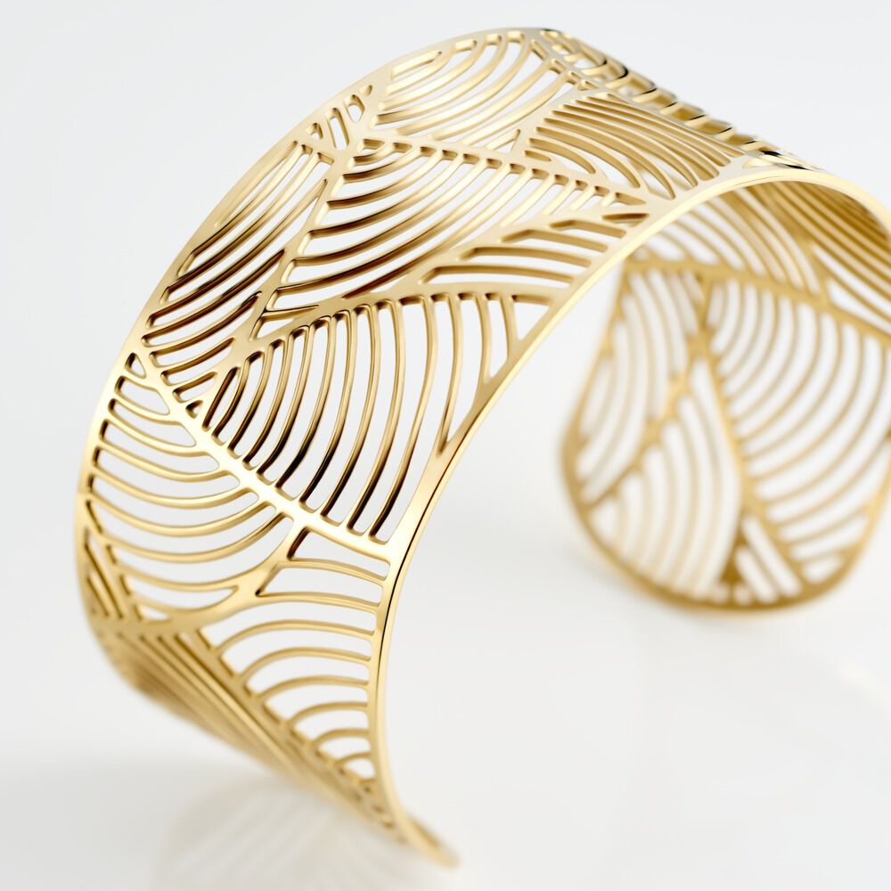 Bracelet Jonc Andor Acier Dore - Bracelets Boheme Femme | Marc Orian