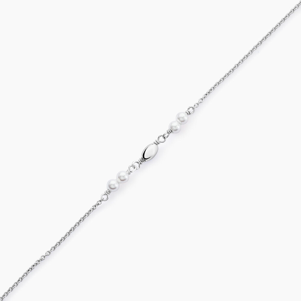 Bracelet Felisia Argent Blanc Cristaux De Swarovski - Bracelets fantaisie Femme | Marc Orian