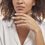 Bague Maissara Or Blanc Diamant - Bagues pierres pr&eacute;cieuses Femme | Marc Orian