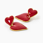 Boucles D'Oreilles Pendantes Ha&iuml;a Acier Dor&eacute; - Pendantes Femme | Marc Orian