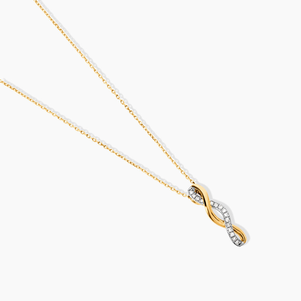 Collier Nucia Or Jaune Diamant - Colliers avec pierres Femme | Marc Orian