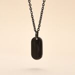 Collier Phebus Him Casual Acier Noir - Colliers fantaisie Homme | Marc Orian