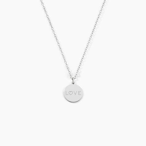Collier Eternelle Argent Blanc - Colliers Femme | Marc Orian
