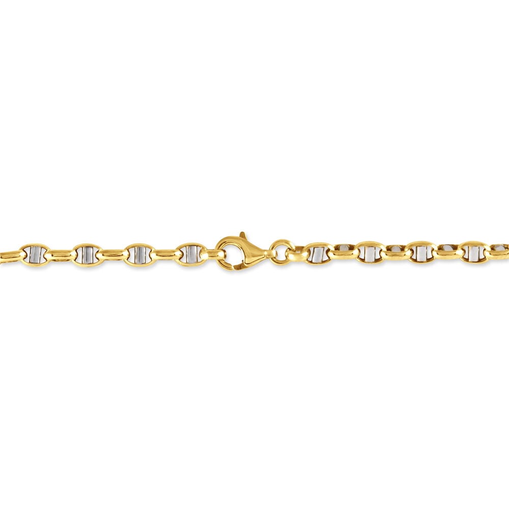 Bracelet Carlo Or Bicolore Maille Marine Ronde - Bracelets mailles Femme | Marc Orian