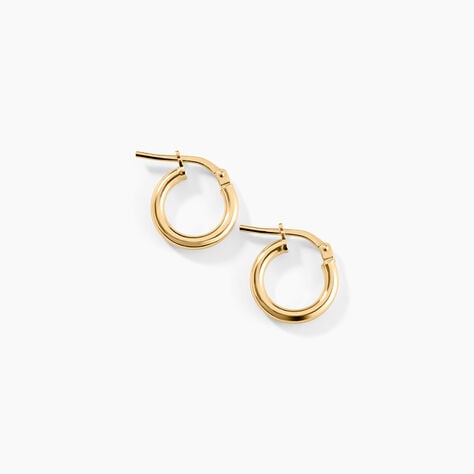Cr&eacute;oles Verania Argent Dor&eacute; A L'Or 750/1000 - Cr&eacute;oles Femme | Marc Orian
