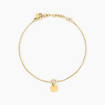 Bracelet Finesse Acier Jaune - Bracelets Medailles Femme | Marc Orian