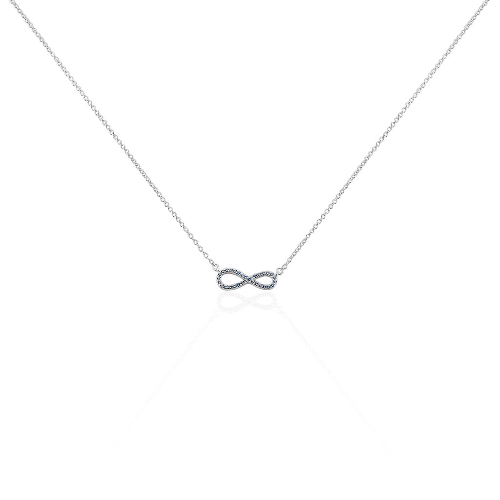 Collier Amita Argent Blanc Oxyde De Zirconium - Colliers avec pierres Femme | Marc Orian