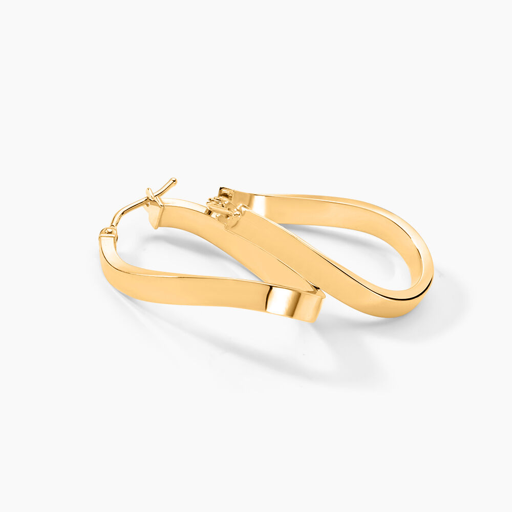 Cr&eacute;oles Silla Or Jaune - Cr&eacute;oles Femme | Marc Orian