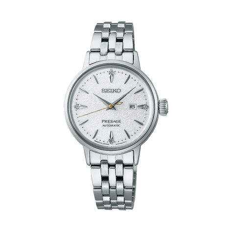 Montre Seiko Presage Cocktail Blanc - Montres automatiques Femme | Marc Orian