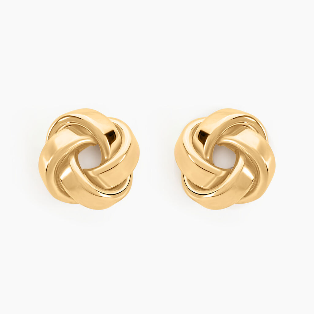 Boucles D'oreilles Puces Or Jaune Gauderique - Puces Femme | Marc Orian