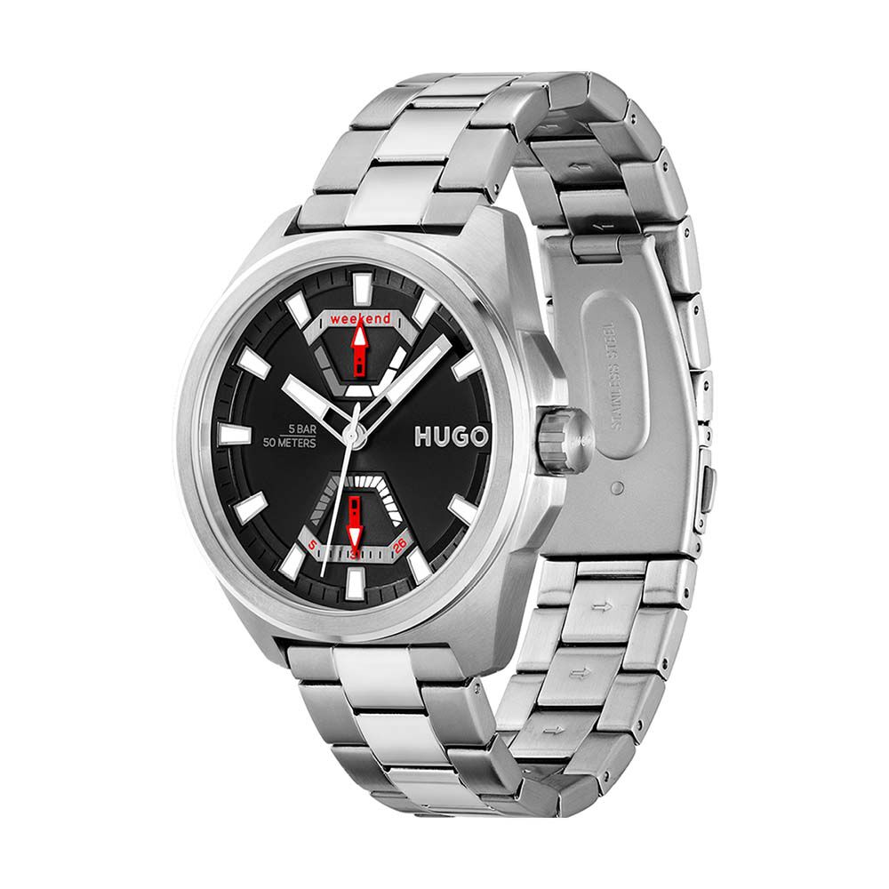 Montre Hugo Expose Noir - Montres étanches Homme | Marc Orian