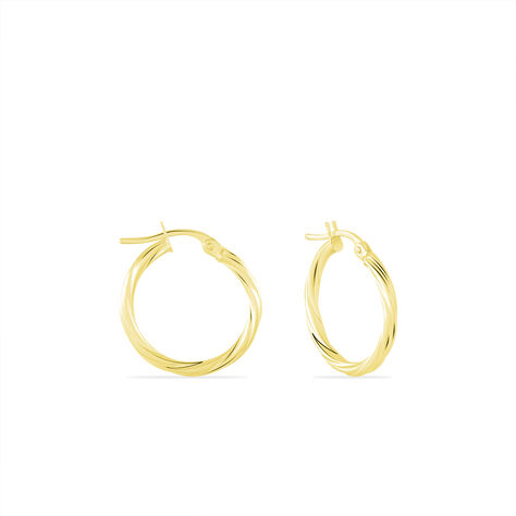 Créoles Youri Or Jaune - Boucles d'oreilles Créoles Femme | Marc Orian