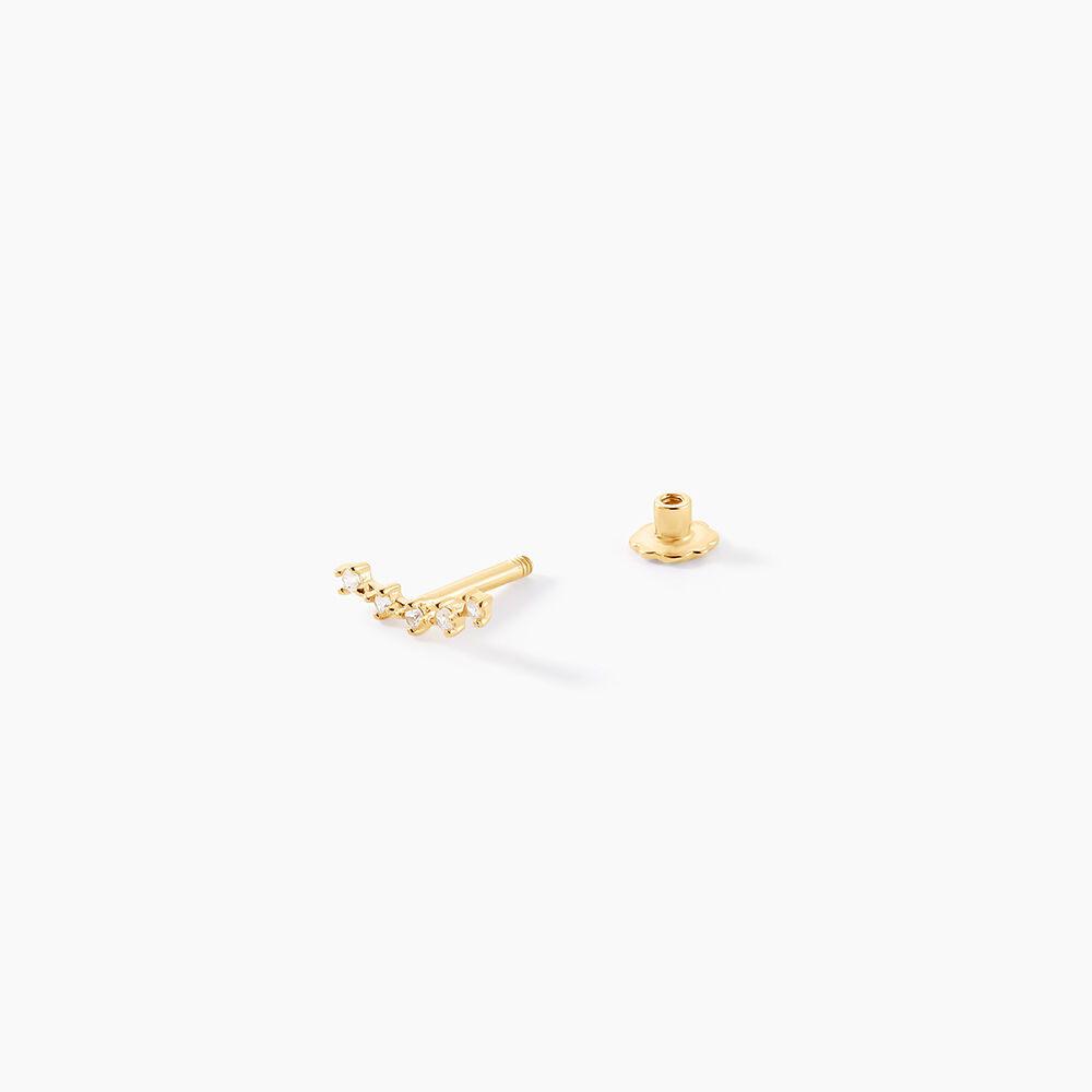 Piercing Mave Or Jaune Oxyde De Zirconium - Piercings Femme | Marc Orian