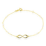 Bracelet Mierla Infini Or Jaune Perle De Culture - Bracelets cha&icirc;nes Femme | Marc Orian