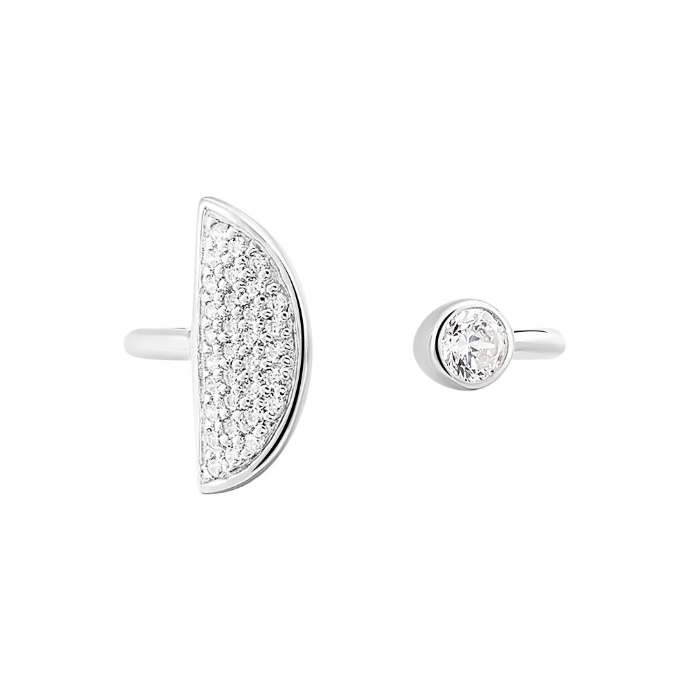 Bague Cibilla Argent Blanc Oxyde De Zirconium - Bijoux fantaisie Femme | Marc Orian