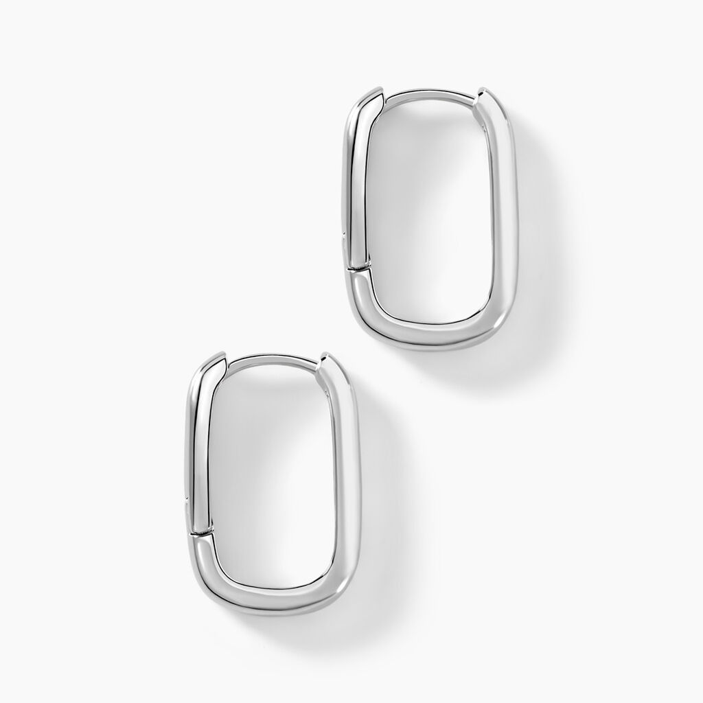 Créoles Hari Argent Argenté - Créoles Femme | Marc Orian