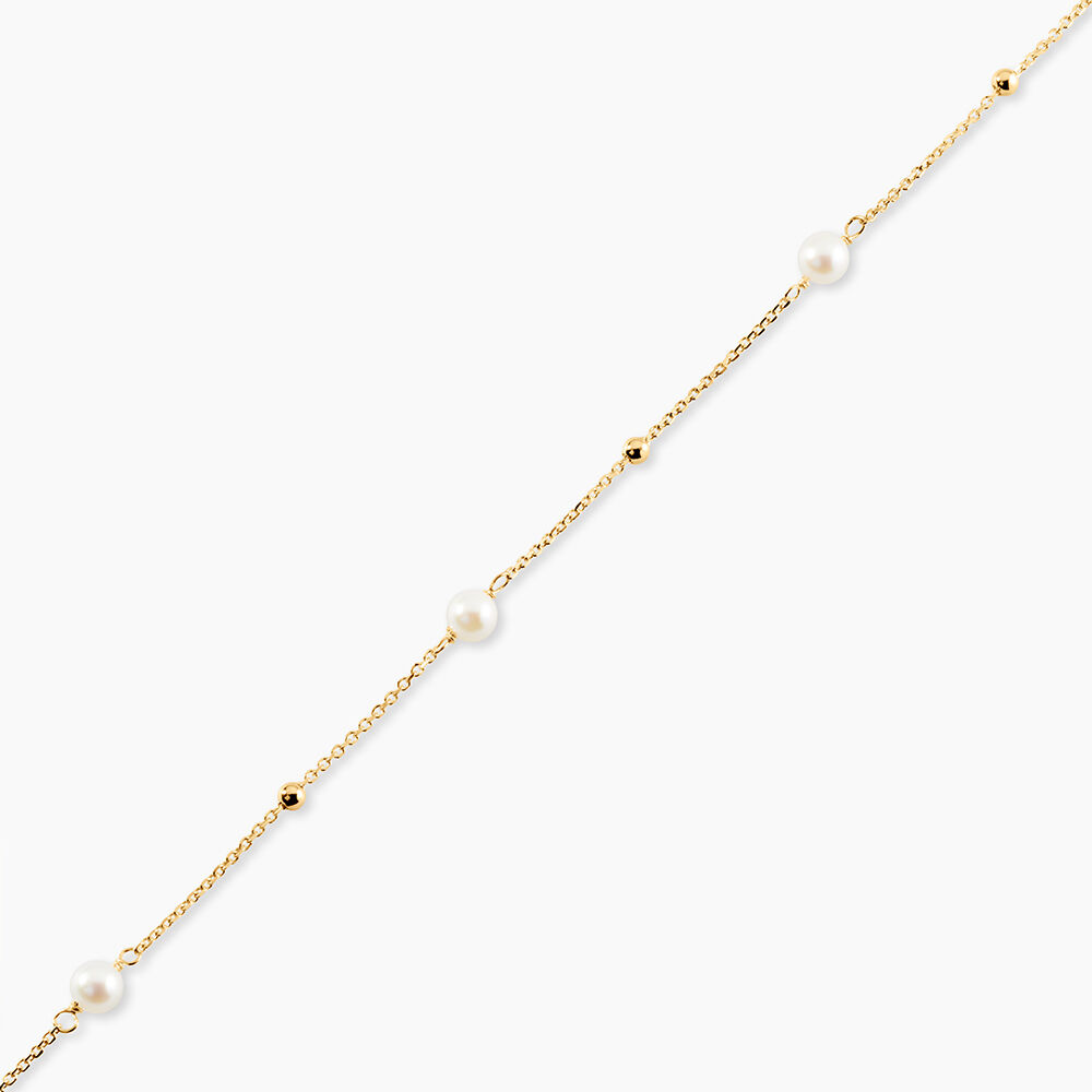 Bracelet Jolana Or Jaune Perle De Culture - Bracelets cha&icirc;nes Femme | Marc Orian