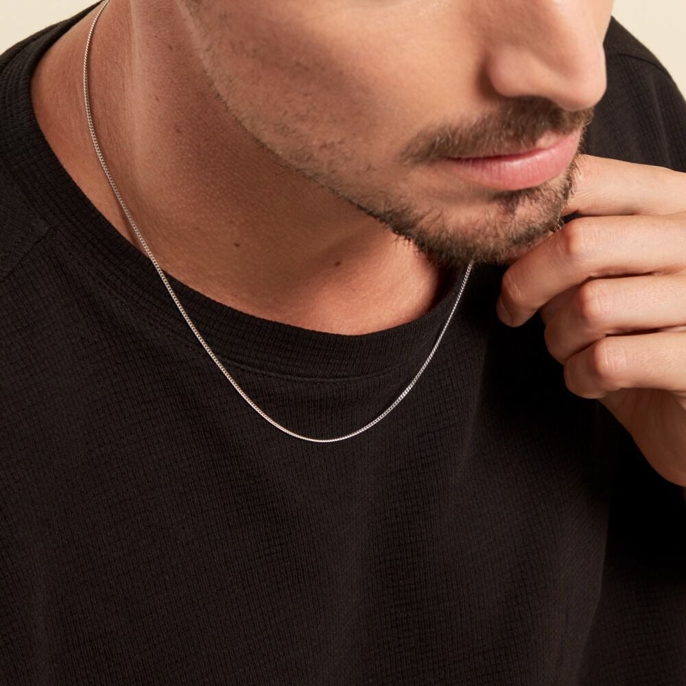 Collier Maille Argent Casper - Chaines Homme | Marc Orian