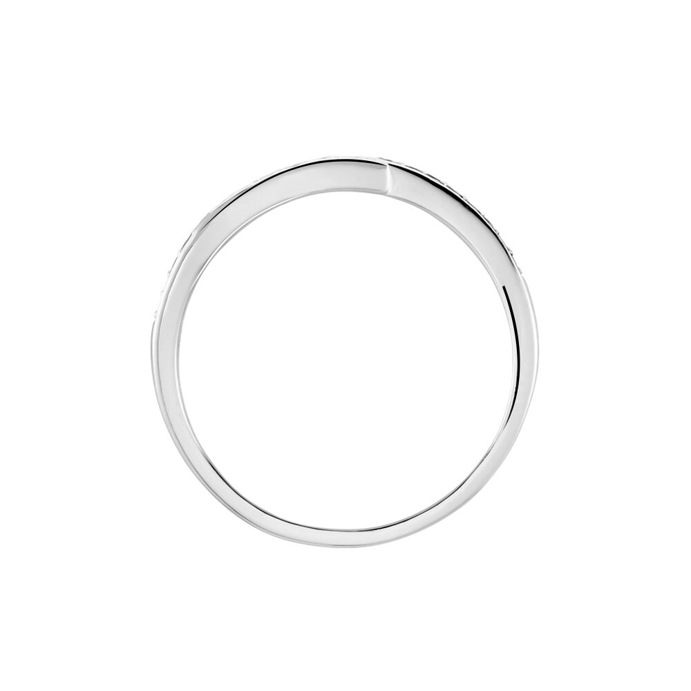 Bague Argent Blanc Agafya Oxydes De Zirconium - Bijoux fantaisie Femme | Marc Orian