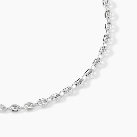 Collier Carrus Argent Blanc - Chaines Homme | Marc Orian