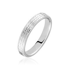 Alliance Ruenus Ruban Plat Or Bicolore - Alliances Famille | Marc Orian