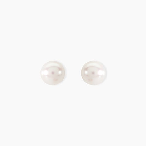 Boucles D'oreilles Puces Ursulina Or Jaune Perle De Culture - Boucles d'oreilles mariage Femme | Marc Orian