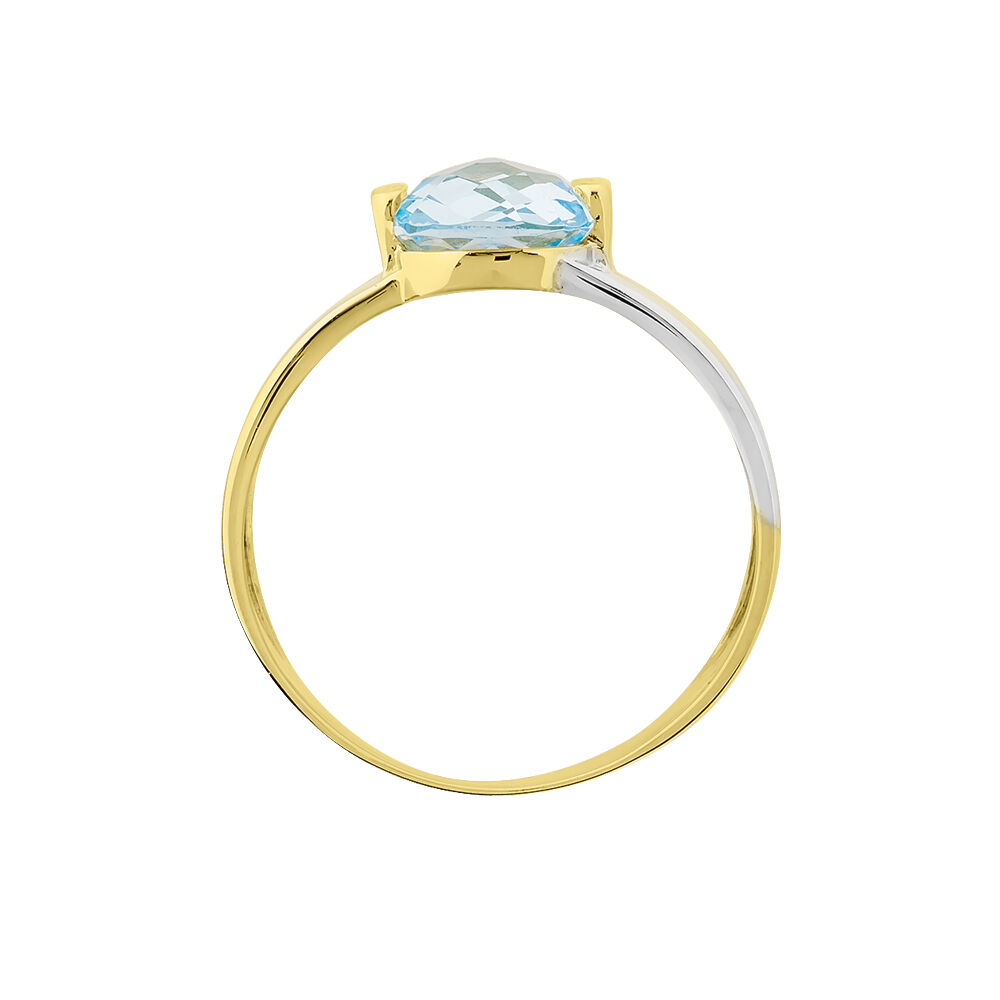 Bague Suzana Or Bicolore Topaze - Bagues pierres fines Femme | Marc Orian