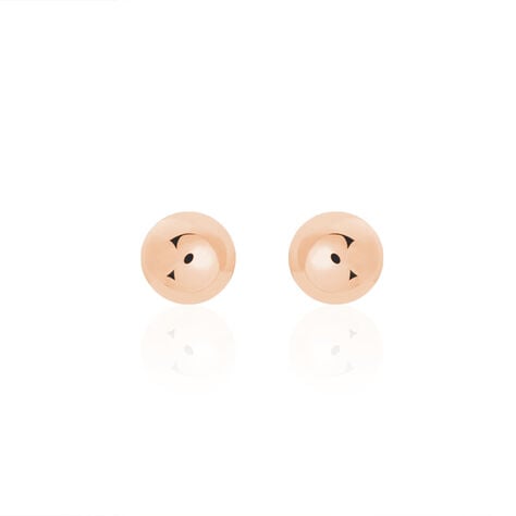 Boucles D'oreilles Puces Virgie Argent Rose - Puces Femme | Marc Orian