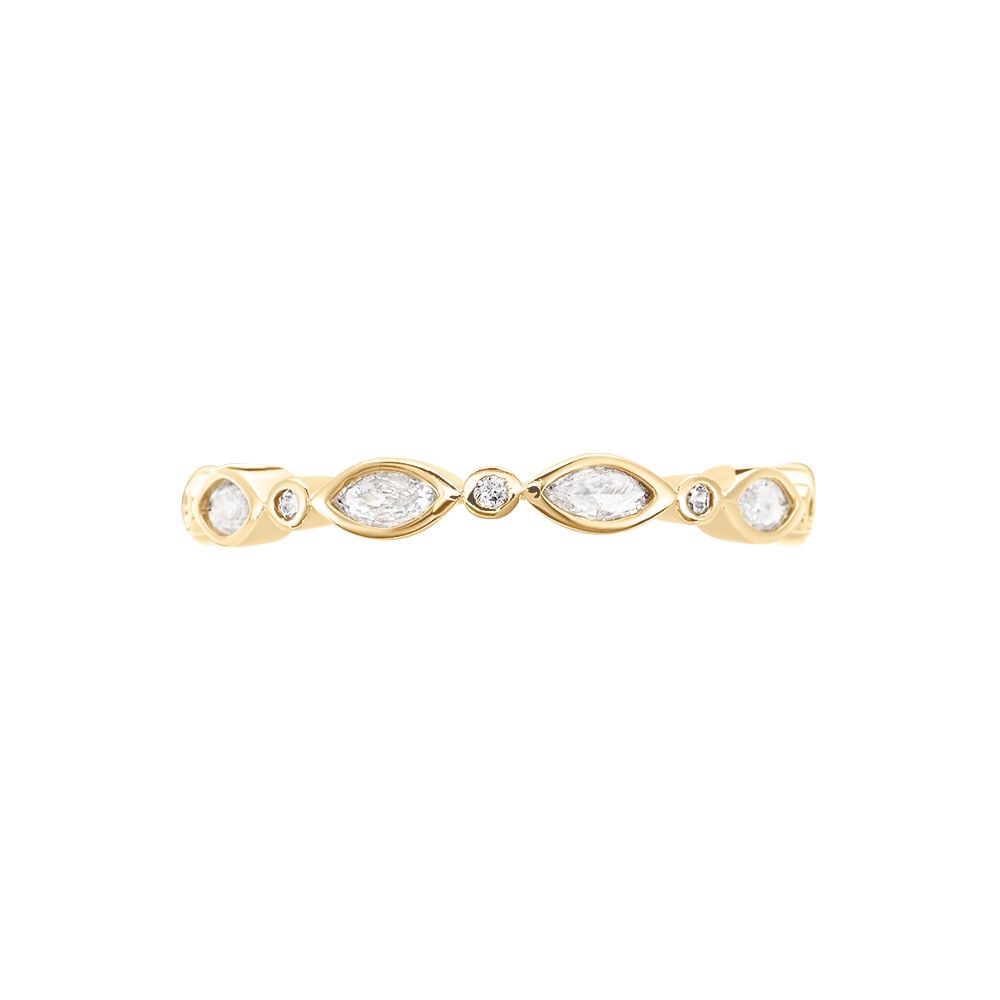 Bague Primavera Plaqué Or Jaune Oxyde De Zirconium - Bagues avec pierre Femme | Marc Orian