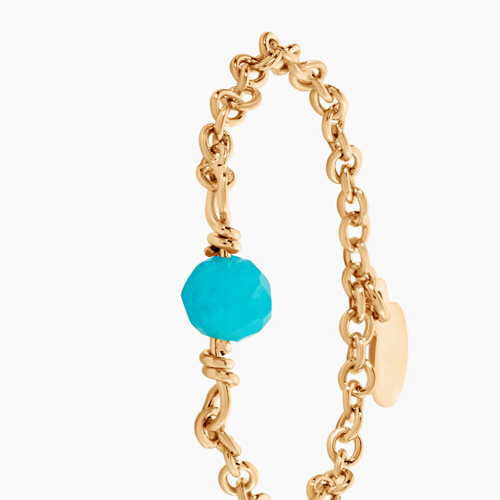 Bague Calliope Plaqu&eacute; Or Dor&eacute; Amazonite - Bijoux fantaisie Femme | Marc Orian