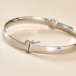 Bracelet Jonc Thaira Argent Blanc - Bracelets joncs Femme | Marc Orian