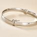 Bracelet Jonc Thaira Argent Blanc - Bracelets joncs Femme | Marc Orian