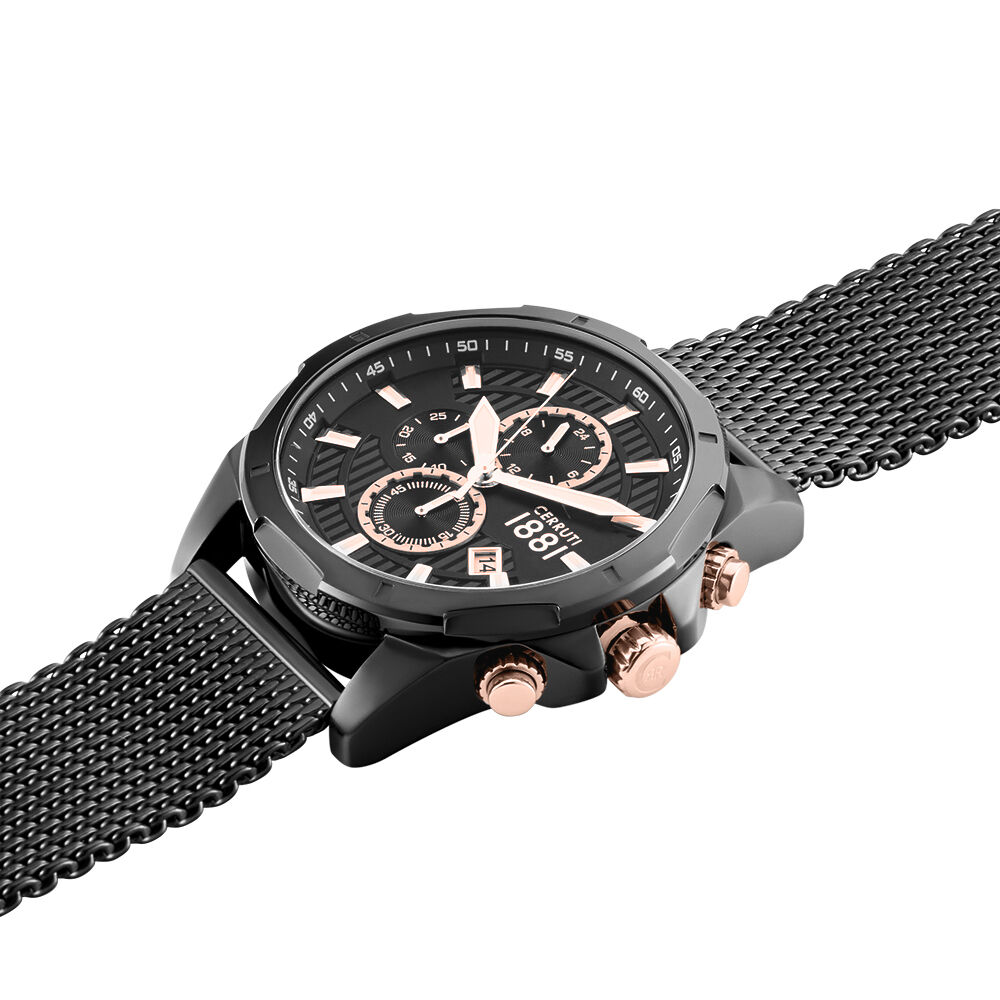 Montre Cerruti Melitello Noir - Montres étanches Homme | Marc Orian