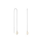 Boucles D'oreilles Pendantes Garance Argent Blanc Perle De Culture - Pendantes Femme | Marc Orian