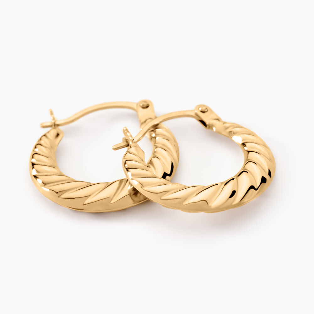 Cr&eacute;oles Morna Or Jaune - Cr&eacute;oles Femme | Marc Orian