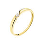 Bague Solitaire Anilie Or Jaune Diamant