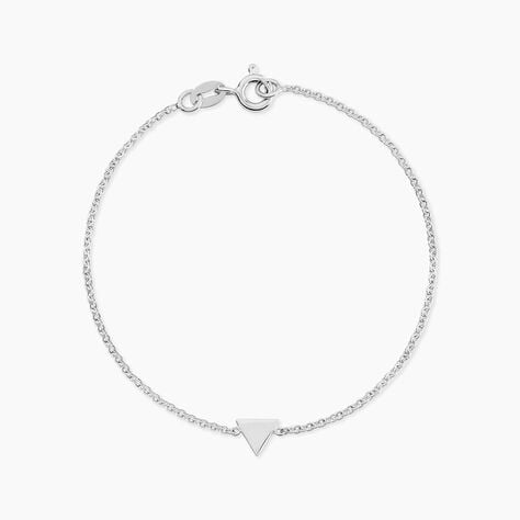 Bracelet Trilia Argent Blanc - Bracelets chaînes Femme | Marc Orian