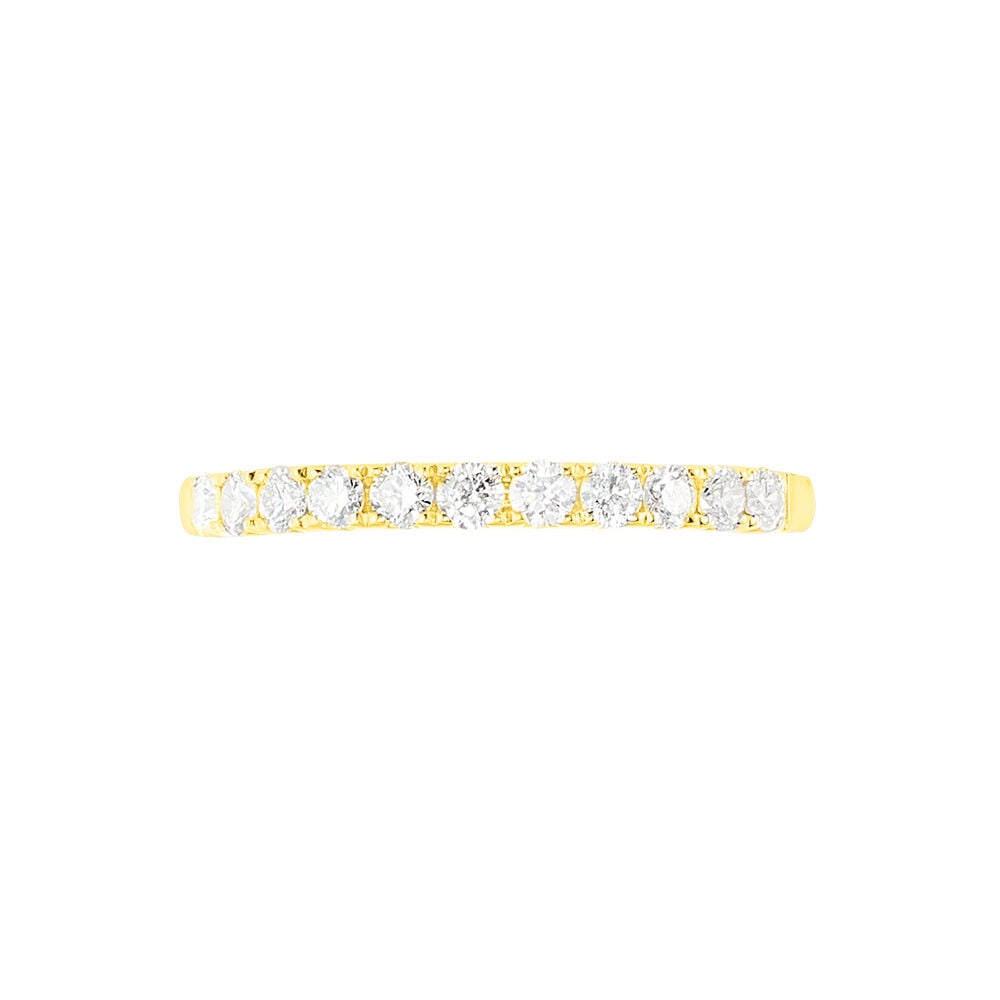 Alliance Pristina Or Jaune Diamant - Alliances avec pierres Femme | Marc Orian