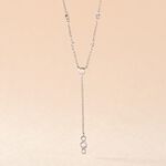 Collier Capella Argent Blanc Oxyde De Zirconium - Colliers avec pierres Femme | Marc Orian